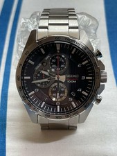 Seiko Men's Black Watch - SSB319P1 for sale online | eBay
