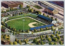Postcard Continental - Stadium - Stanley Coveleski Regional Stadium - South Bend