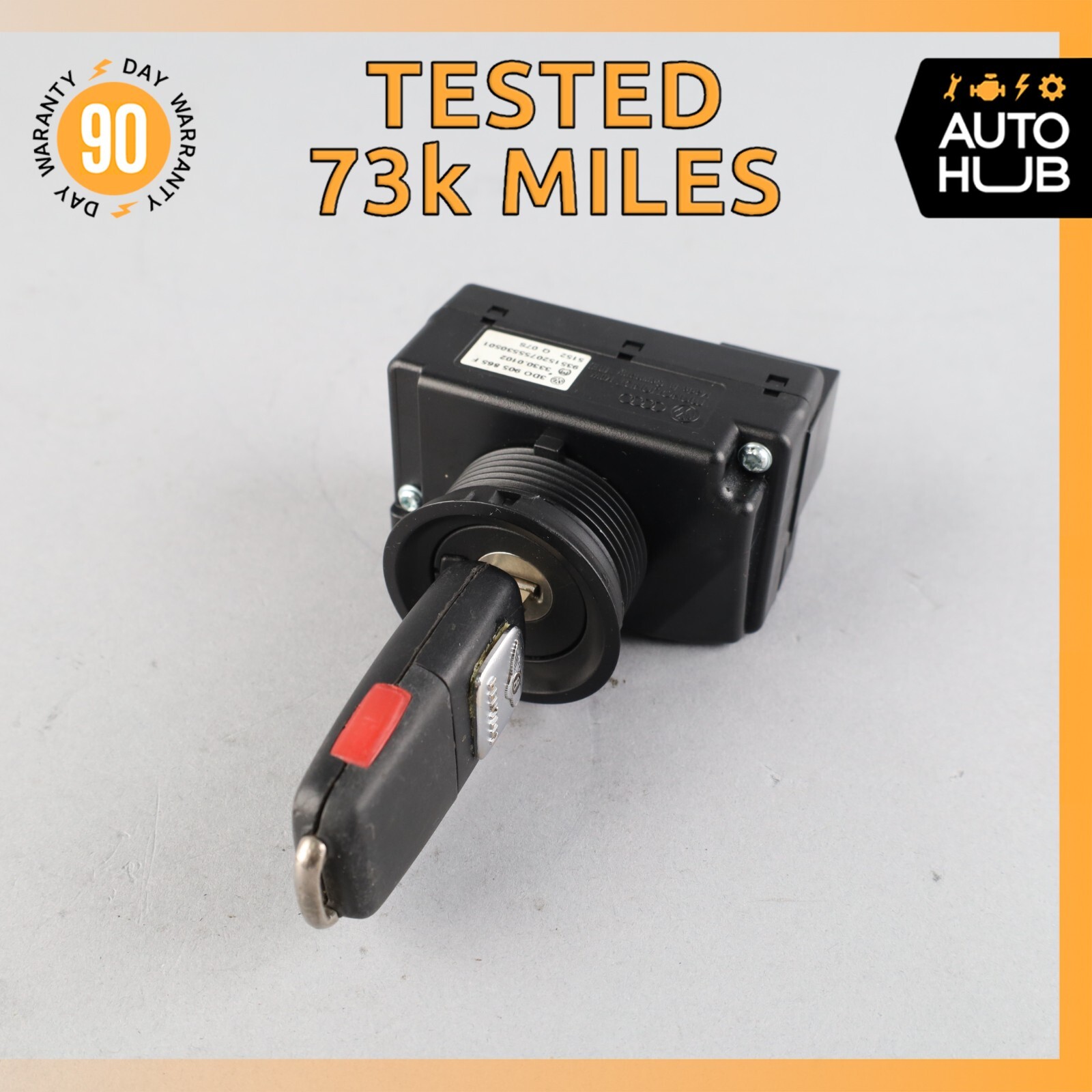 03-13 Bentley Continental GT GTC Start Ignition Switch Module w/ Keys OEM 73k