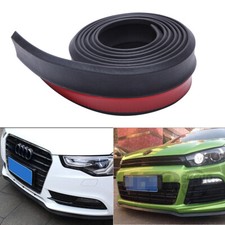 2.5m Car Front Bumper Lip Splitter Body Side Spoiler Protector Rubber Universal
