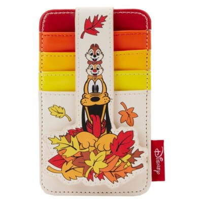 Loungefly Disney Fall Pluto Card Holder - NEW With Tags