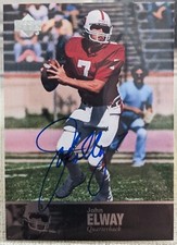 2011 Upper Deck College Football Legends JOHN ELWAY #18 Auto