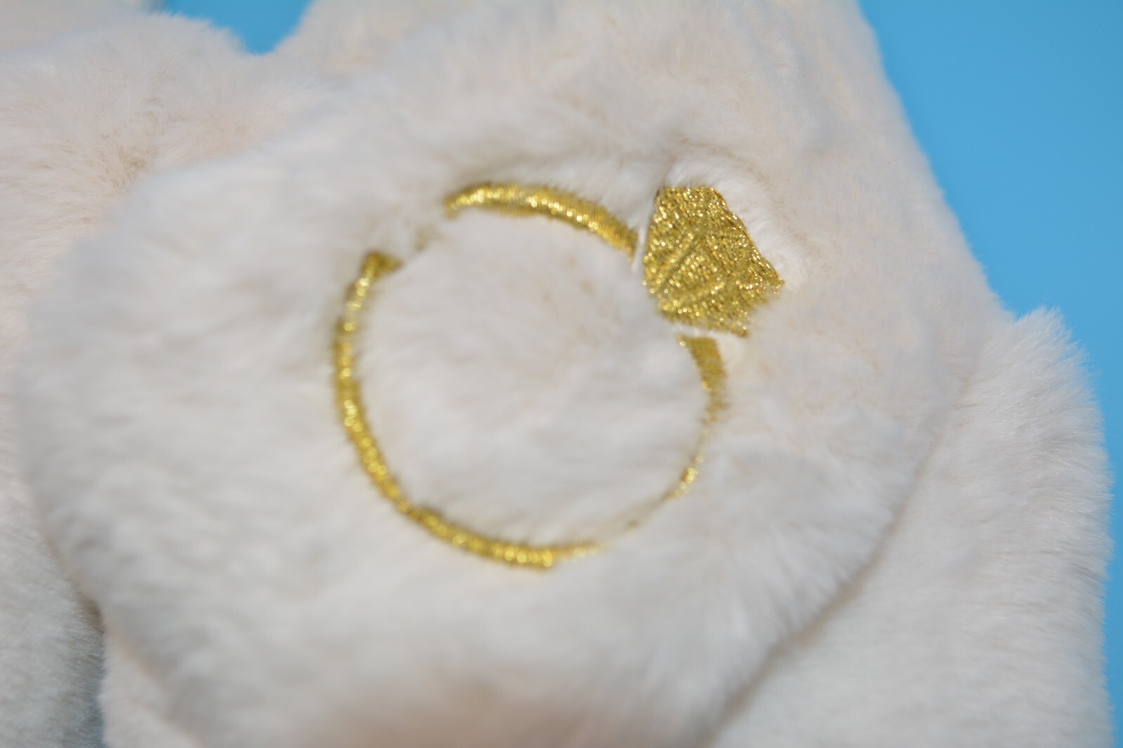 PANTOFOLA D’ORO Pantofole da sposa bianche e oro taglia M (8 9) soffici morbide scarpe da casa nuove