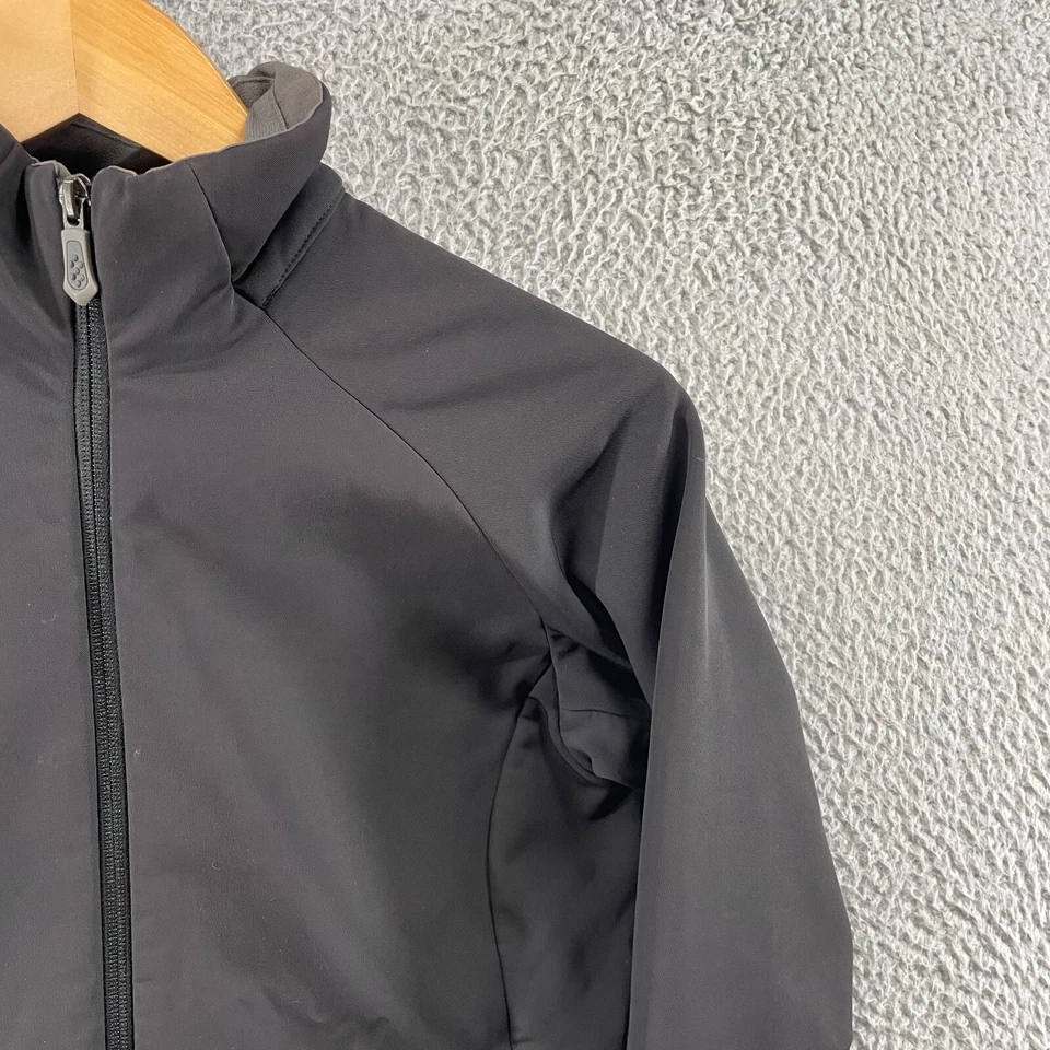 Chaqueta Salomon Para Mujer Pequeña Cremallera Completa Negra Softshell Exterior Ropa Activa Correr Gimnasio Foto 3 de 4