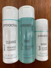 Proactiv 60 Day 3 Piece Kit 3-Step System 01/2027 Expiry Free Shipping Proactive