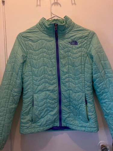 The North Face Mint Green Puffer Coat 