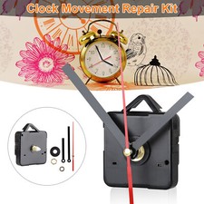 Replacement Quartz Wall Clock Movement Mechanism Motor With Hands Fittings Kit