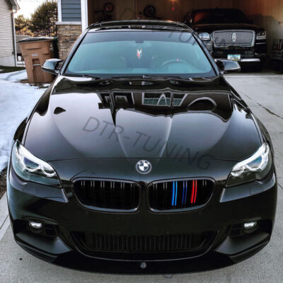 Gloss Black M Style Wing Mirror Covers For BMW 5-Series F10 F11 F12 F13 F06 LCI
