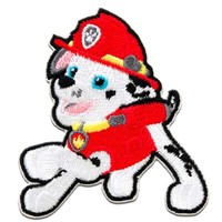 AufnäHer / BüGelbild - Paw Patrol Marshall - Rot - 7X6,2Cm - Patches AufbüGeln