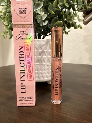 Too Faced Lip Injection Extreme Lip Plumer 0.14Oz - Cotton Candy Kisses - NIB