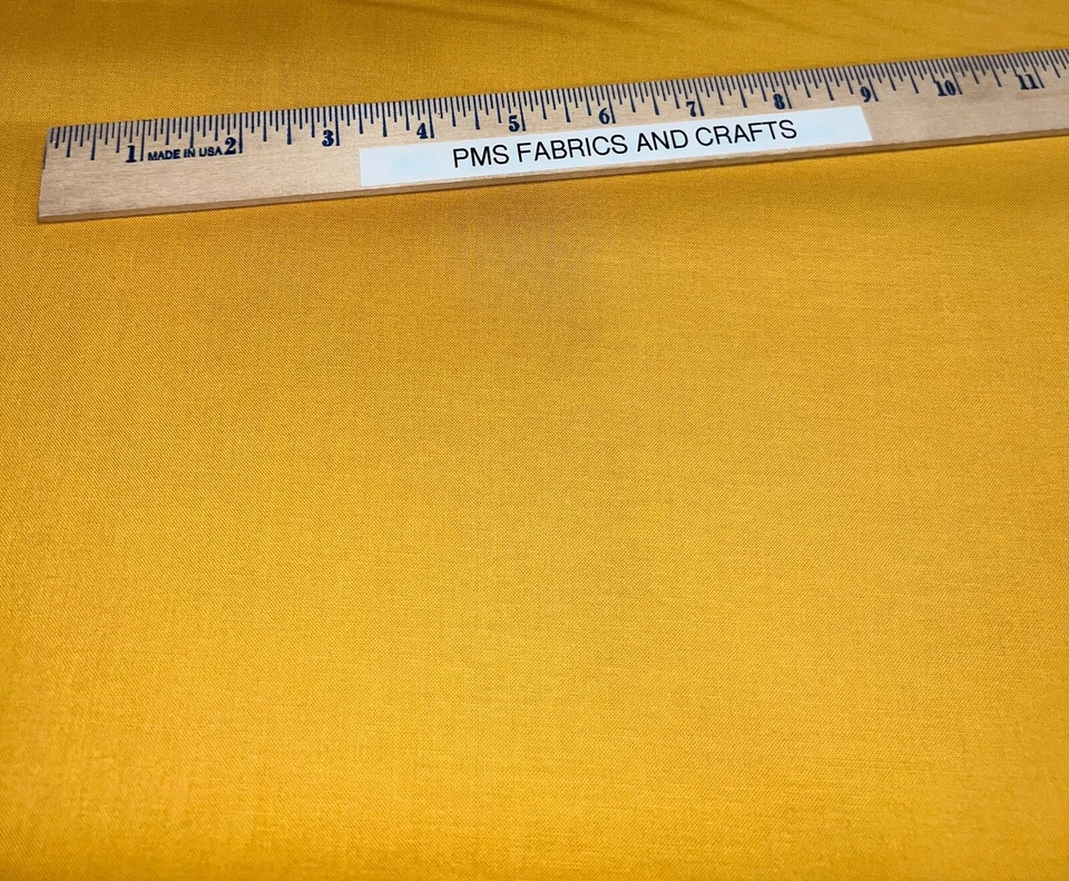 MODA Bella Sólido 100% EE. UU. Algodón Tela por yarda Dijon Mostaza Color 9900 456 Foto 3 de 4