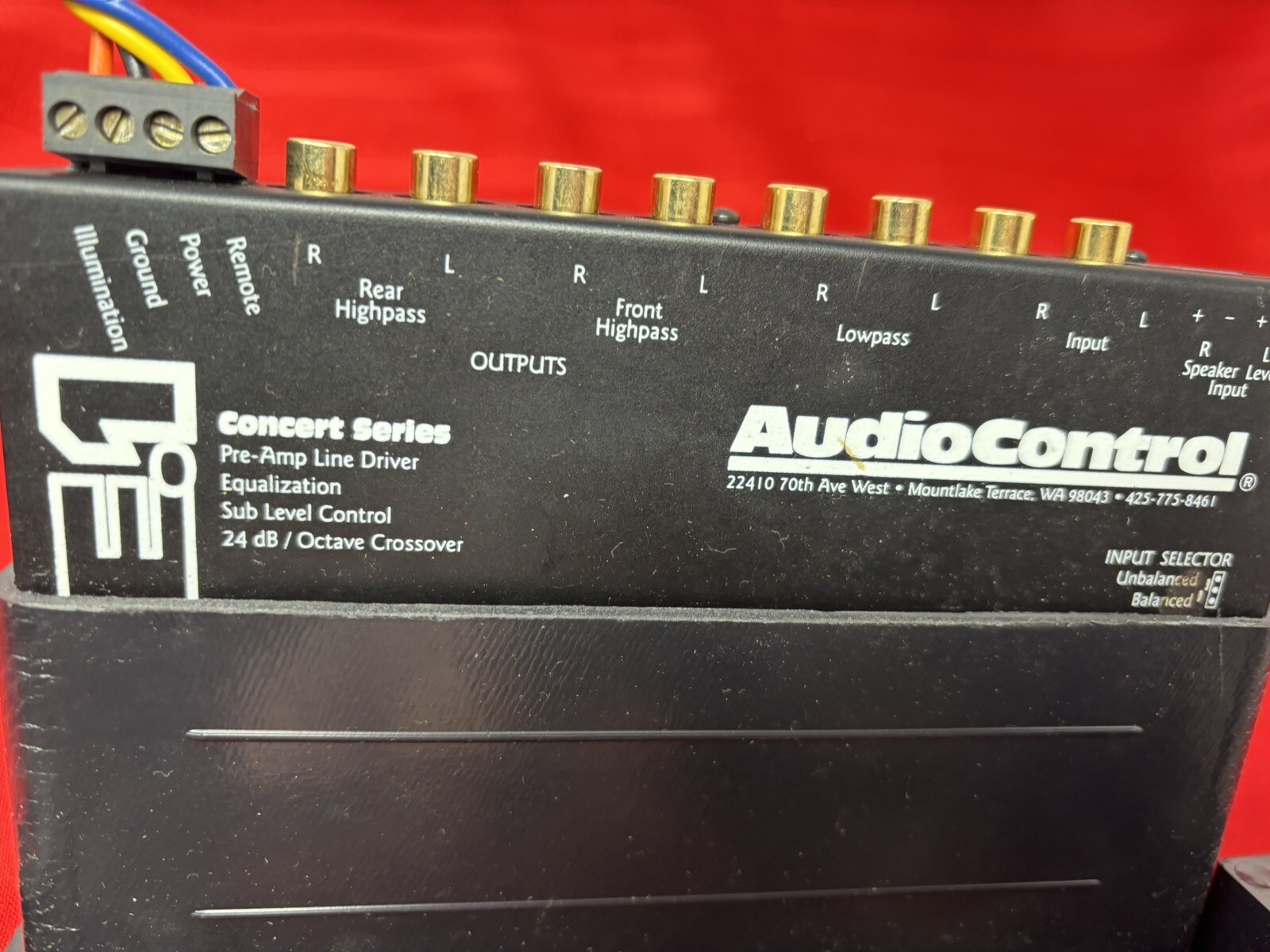 AudioControl THREE.1 In Dash PreAmp Equalizer Crossover Sub Control