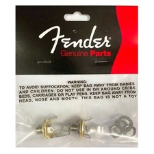 Fender 1/4" Output Jack for Standard Series Guitar and Bass, 2-Pack