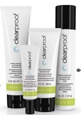New Mary Kay Full Set 4 Clear Proof Acne System- NIB It Dry Up Pimple Faster