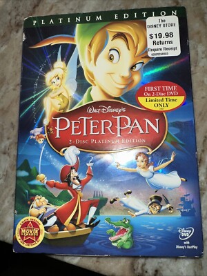 Peter Pan Platinum Edition With Journey To Neverland Exclusive 2-DVD Set