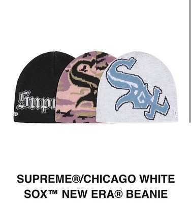 Supreme®/Chicago White Sox™ New Era® Beanie Official White Sox™ | eBay