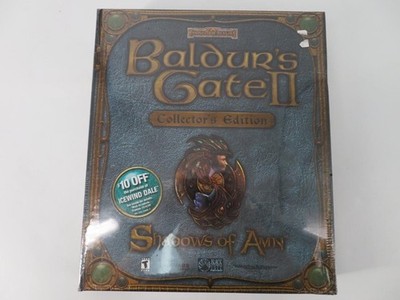 NEW - Baldur's Gate II 2 Shadows of Amn Collector's Edition PC - FACTORY SEALED