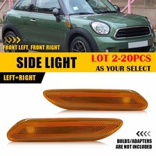 2-20X For 2011-2016 Cooper MINI R60 R61 Countryman Front Side Marker Amber Light