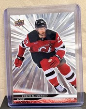 24/25 UD SERIES 2 KURTIS MACDERMID SILVER OUTBURST PARALLEL #354 SP NJ DEVILS