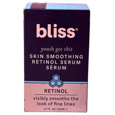 Bliss Retinol Skin Smoothing Serum 0.7 OZ New