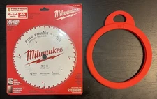 Milwaukee 8-1/4"40T Circular/Table Saw Blade and Silicone 8-1/4 Saw Blade Sleeve