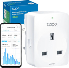 Smart Plug with Energy Monitoring, Max 13A,Works with Amazon Alexa & Google Hom