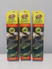 ZooMed Reptile Terrarium Eco Carpet 10 Gallon Tank Green 3 Pack 10"x20" NEW