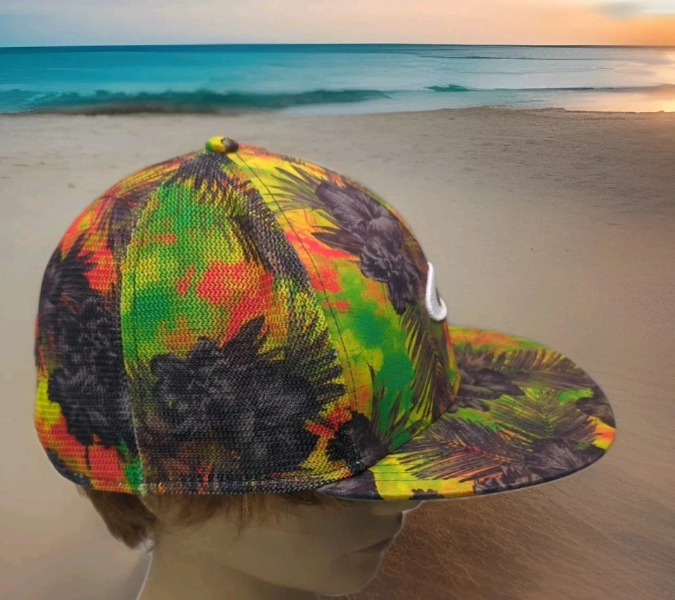 Oakley Hawaiian Trucker California High Floral Snapback Golf Hat Basebal Cap Men - Image 2 of 4