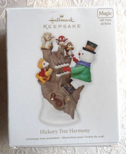 NEW  Hallmark Keepsake Ornament HICKORY TREE HARMONY Magic Light/Sound/Motion