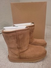 NEW UGG Kids Classic Short II Chestnut Regular Sz 2 Boots