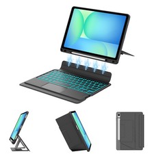 Combo Touch Keyboard Case for Samsung Galaxy Tab S10 FE/S10 Lite/S9 FE 10.9 i...