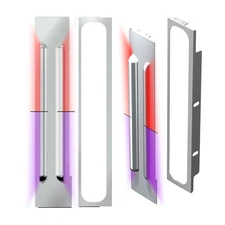 Trux TP-1877RP Peterbilt 15in Multifit Rear Air Cleaner inGlow Trimin Lightbars