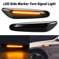 2x LED SEITENBLINKER SCHWARZ SMOKE F�R BMW 3er E90 E91 E92 SeitenBlinker