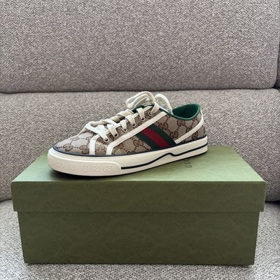 Gucci SNEAKERS BROWN/Green SIZE 38 | eBay