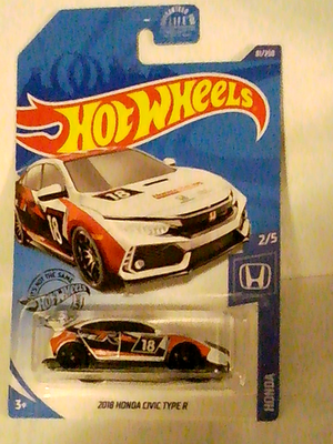 #ad Hot Wheels 2018 Honda Civic Type R Honda 1:64 Die cast $6.95