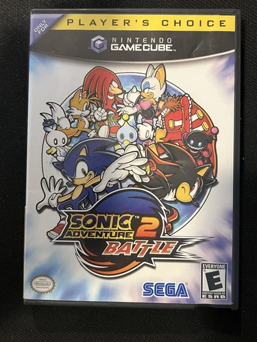Sonic Adventure 2 Battle Player's Choice Nintendo GameCube, 2004 Sega No Manual