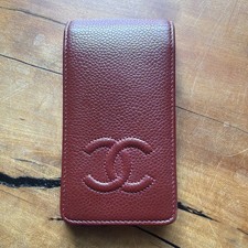 Chanel iPhone Flip Case iPhone 5, Burgundy