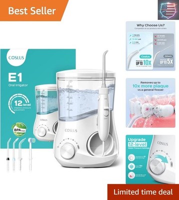 Electric Water Flosser for Teeth: Professional Dental Pick for Orthodontic, S...
