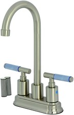 Kingston Brass KB849.KPS Synchronous 1.8 GPM Standard Bar Faucet - Nickel