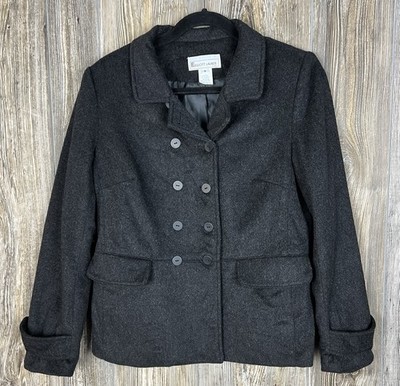 VTG Elliott Lauren Wool/Cashmere Blazer Jacket Womens 8 Quiet Luxury Old Money