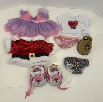 Build-A-Bear Hello Kitty Underwear, White Pink Sketchers Clothing Lot
