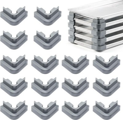 16 pcs Silicone Tray Stackers for Harvest Right Freeze Dryer Trays