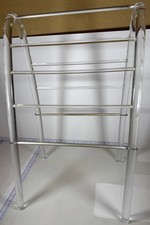 Vintage Lucite Acrylic Blanket Quilt Rack 28&rdquo;x 16" MCM