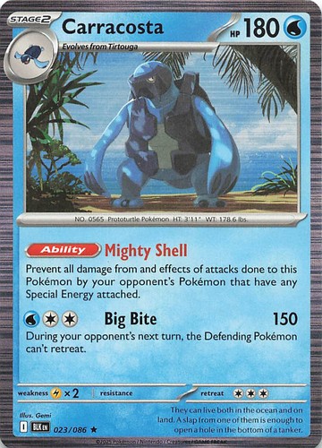 Carracosta 023/086 Holo Rare Black Bolt
