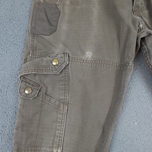 Carhartt Cargo Pants Mens 34x30 Relaxed Fit B342 Workwear Utility Distressed - Picture 2 of 12