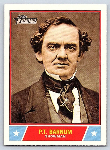 P.T. Barnum 2025 Topps Heritage Notable Americans #NS-90