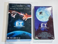 RARE VHS ET Steven Spielberg Green Flap Clamshell With Rare Poster Offer