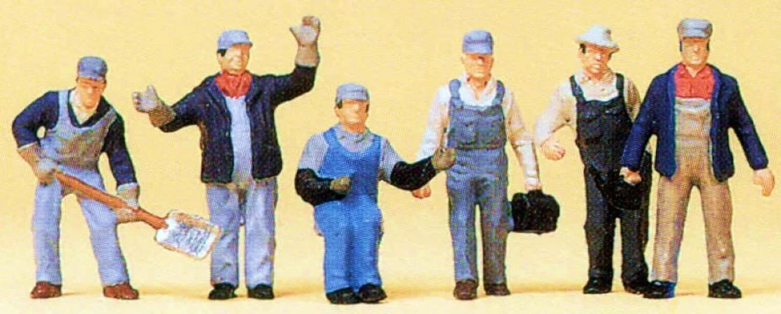 Animaux et personnages figurines pour decor de train miniature ho 1/87