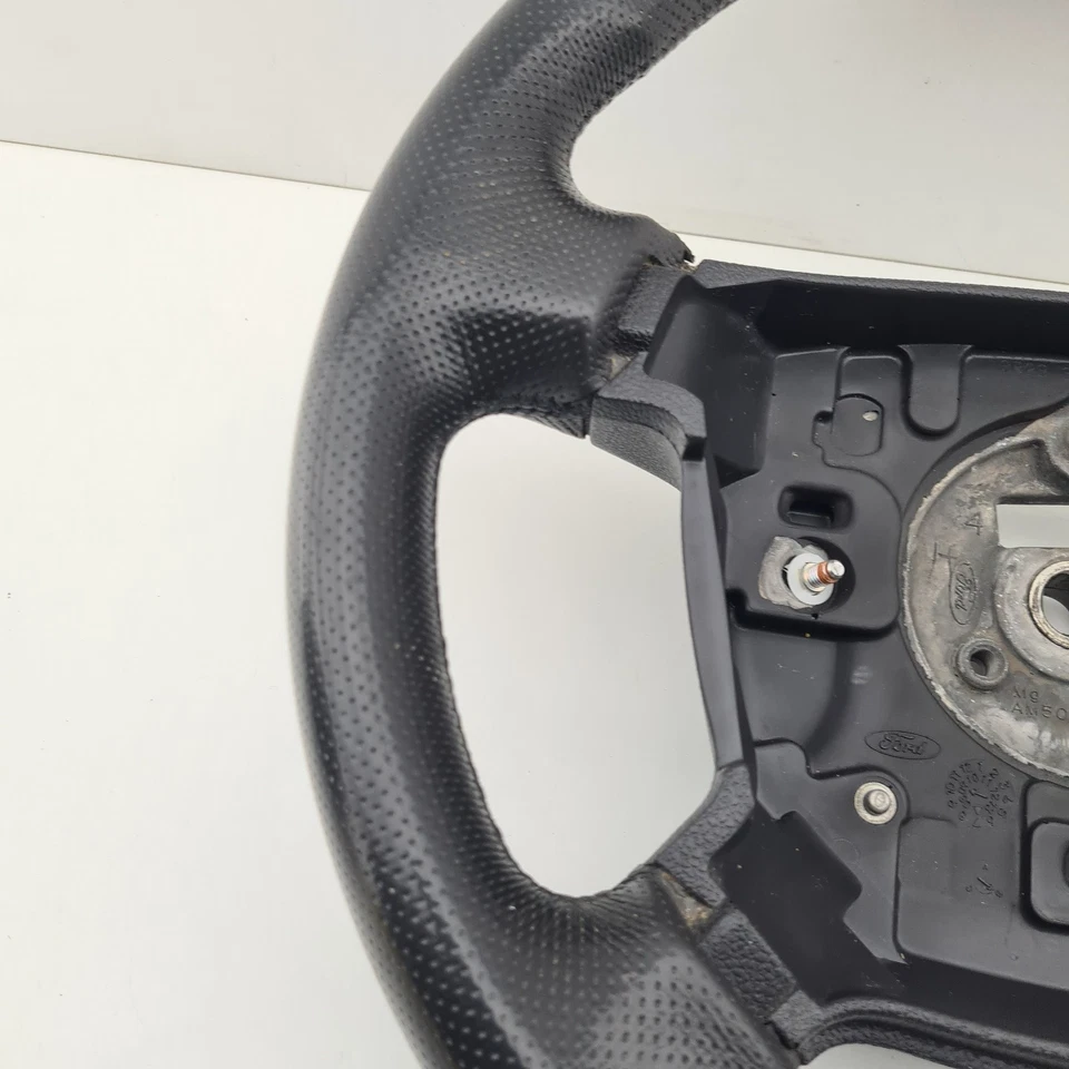 Ford Falcon BA BF Leather Steering Wheel 10/02-09/10 Black See Photos - Image 2 of 4