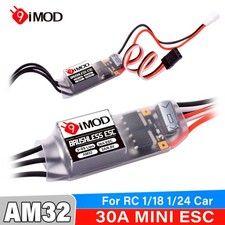 9IMOD AM32 30A Brushless Mini ESC 2-3S for 1/18 1/24 Crawler Axial SCX24 TRX4M
